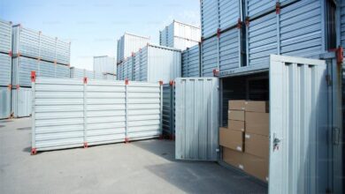 How can self storage units assist with construction-related tasks